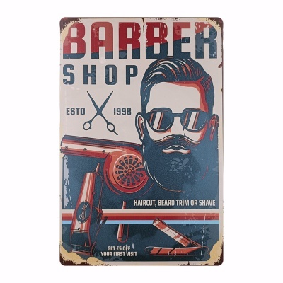 Placa Barbearia #13 - Ref.874013