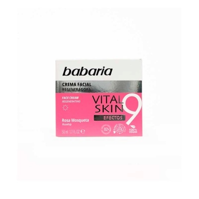 BABARIA Creme Facial Anti Rugas Rosa Mosqueta Vital Skin 50ml | Ref.057028