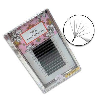 Extensão de Pestanas mix | 0.07C 9-13mm | Ref.864156