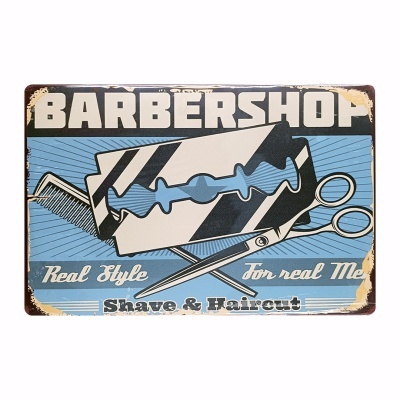 Placa Barbearia #04 - Ref.862804