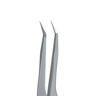 Pinça profissional para cílios com entalhes EXPERT 45 TYPE 8 (mini L) | Ref.069668