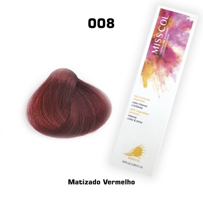 Coloração em Creme Proteina Vegetal 008