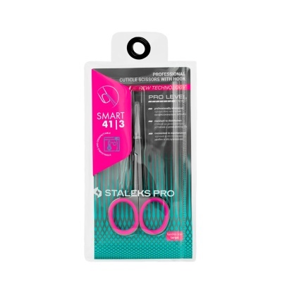 Tesoura De Cutículas Profissional Com Gancho SMART 41 TYPE 3 | Ref.064212