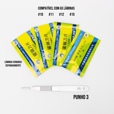 Punho Faca Cirúrgica #3 | Ref.FCP03