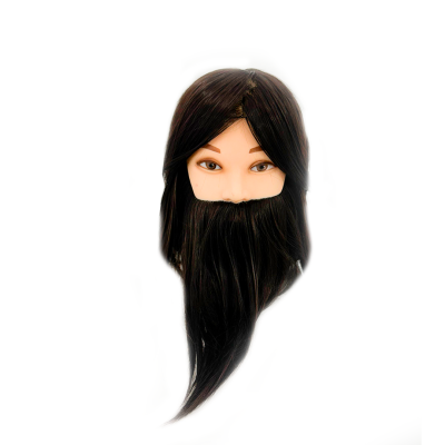 Cabeça Académica com Cabelo e Barba Sintético | Ref.862669