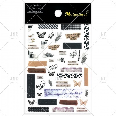 Cartela de Adesivos para Unhas | Ref.MG201216-02