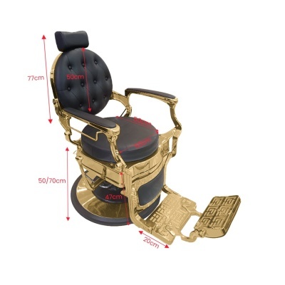 Cadeira de Barbeiro - Dourada | Ref.862906