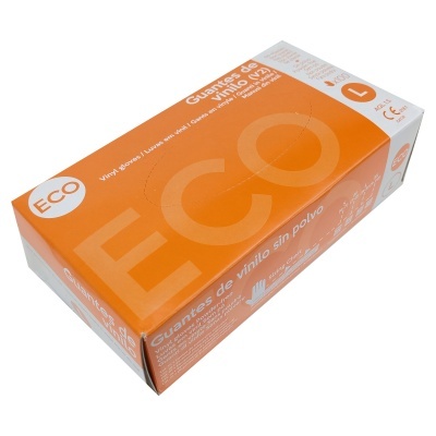 Luvas Descartáveis em Vinil - L | Ref.220950