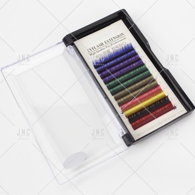 Extensão de Pestanas Coloridas Dovetail - 10mm - 0.15D | Ref.862517