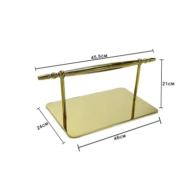 Pousa Pés em metal Dourado | Ref.864119