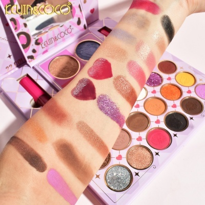 Kevin & Coco - Kit Paleta Sombras + Lipsitck - 3 PCS | Ref.KC233891