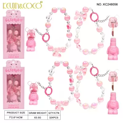 Kevin & Coco - Beary Kisses Lip Gloss KIT Rosa - Pack 12 Unidades | Ref.KC248056