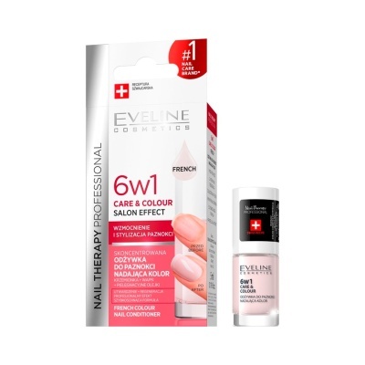 Eveline Cosmetics Nail Therapy Professional Care and Colour French 12ml | Ref.907483