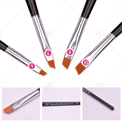 Pincel para Nail Art - Chanfrado