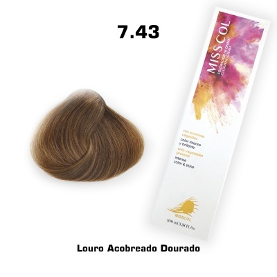 Coloração em Creme Proteina Vegetal 7.43