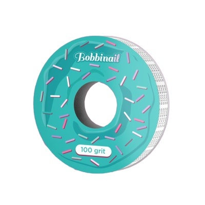 rolo de refil Branca para bobina de plástico Bobbinail Staleks Pro Expert (100 Grit) | Ref.ATS-100