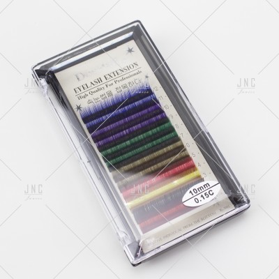 Extensão de Pestanas Coloridas Dovetail - 10mm - 0.15C | Ref.862514