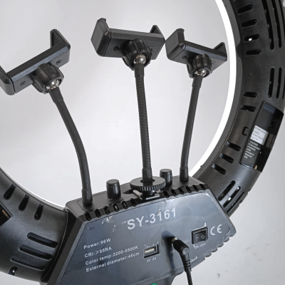 Anel de Luz LED Ring Light Profissional 18" - Temperatura de cor 3200k - 5500k | Ref.864053