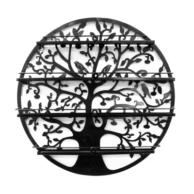 Estante Círculo Preto 60cm | Ref.788081B