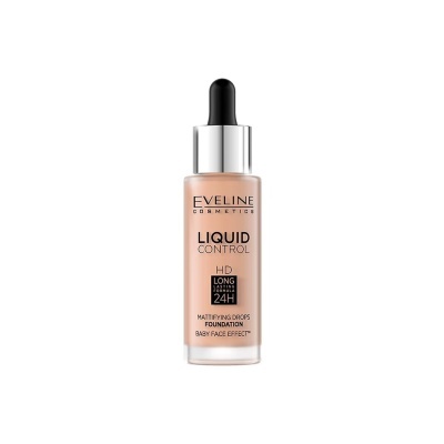 Eveline Cosmetics Liquid Control Base Líquida Com Pipeta