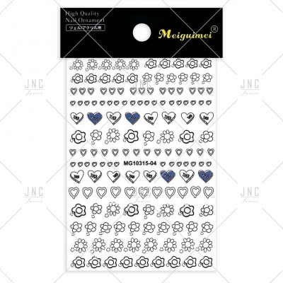 Cartela de Adesivos para Unhas | Ref.MG10315-04