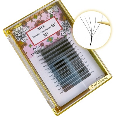 Extensão de Pestanas W mix | 0.07DD 8-14mm | Ref.864025