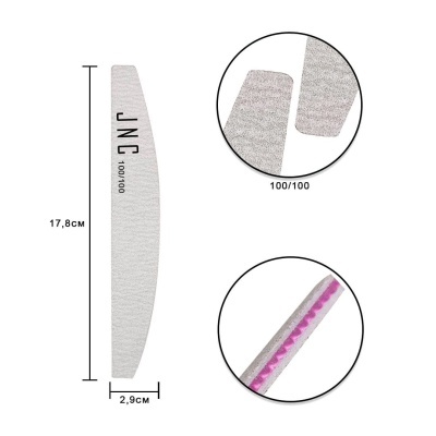 Lima Halfmoon Cinzenta Dupla Face