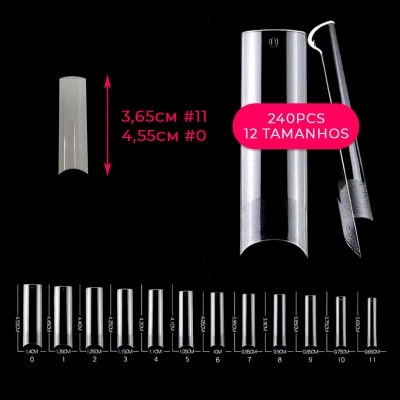Tips 240 unidades - 12 Tamanhos | Ref.864228