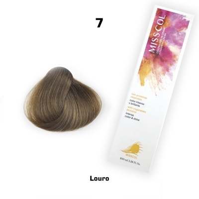 Coloração em Creme Proteina Vegetal 7