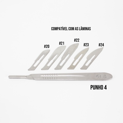 Punho Faca Cirúrgica #4 | Ref.FCP04