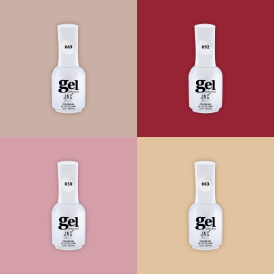 Kit Rasberry Tea Red (12 unidades) Verniz Gel Professional