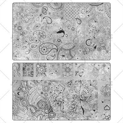 Placa de Estampagem Nail Art | Ref.861352