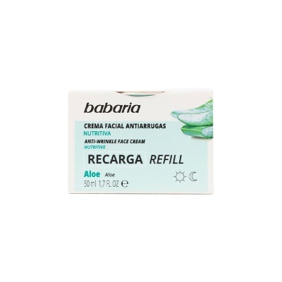 BABARIA Creme Facial Anti Rugas Aloe Vera 50ml (Recarga) | Ref.100540