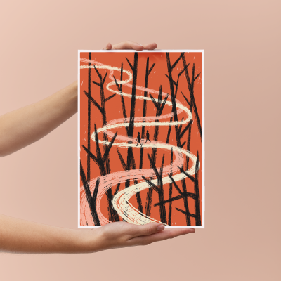 "Dois Caminhos" Print