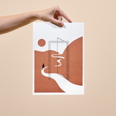 "Abre a Porta" Print