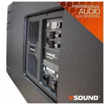 Subwoofer Amplificado Profissional 2x 18" 4000W VSThunder