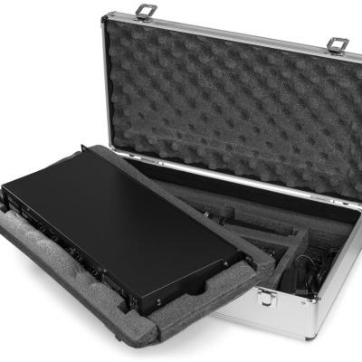 Central 4x Microfones Mão UHF 50 Canais s/ Fios - Power Dynamics