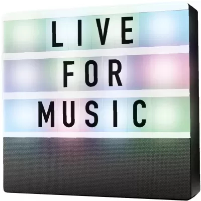 DENVER Quadro de mensagens com Coluna Bluetooth