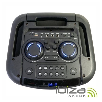 Coluna Amplificada 12" 800W 1 MIC USB/BT/SD/AUX TWS IBIZA