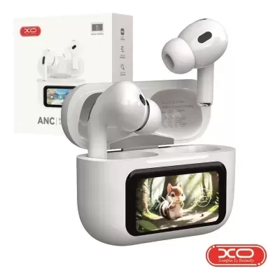 Auriculares sem fios com display ANC Branco XO-X36