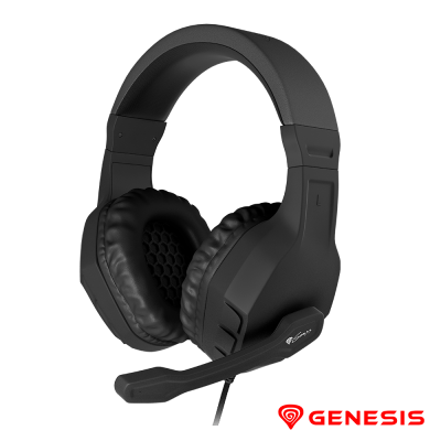 Auscultadores Gaming 2.0 Preto ARGON 200 GENESIS