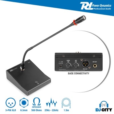 Microfone de conferência TM370 - POWER DYNAMICS