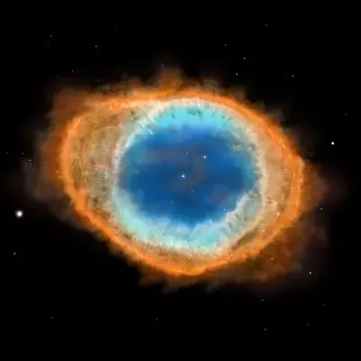 Projetor Astronauta Nebulosas planetárias LED + LASER c/comando XO