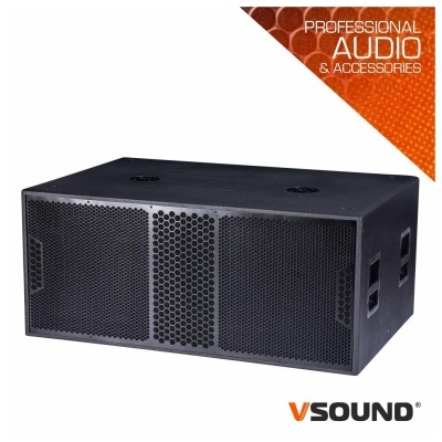 Subwoofer Amplificado Profissional 2x 18" 4000W VSThunder