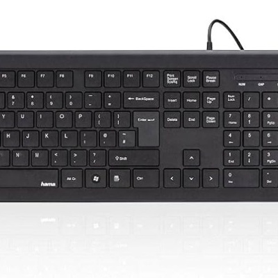 Teclado e Rato Set Hama Cortino Com Fio