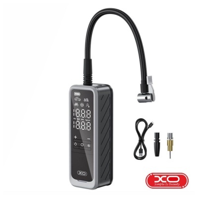 Compressor de ar portátil c/ manómetro digital 5000mAh XO-CZ018