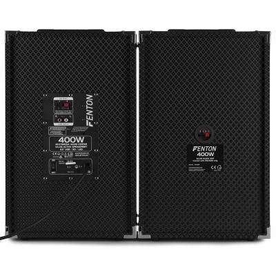 Fenton Colunas Amplificadas 6,5" 400W MP3 Usb/sd Rgb LED (KA-06