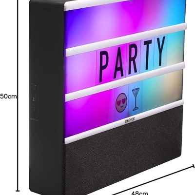 DENVER Quadro de mensagens com Coluna Bluetooth