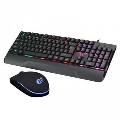 Teclado Escritório Iluminação Black Light Zitech