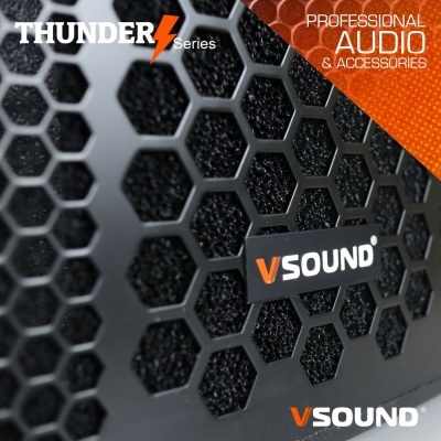 Subwoofer Amplificado Profissional 18" 2000W VSOUND THUNDER